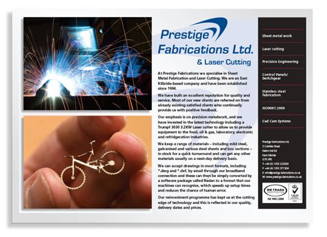 Prestige Fabrications Ltd.